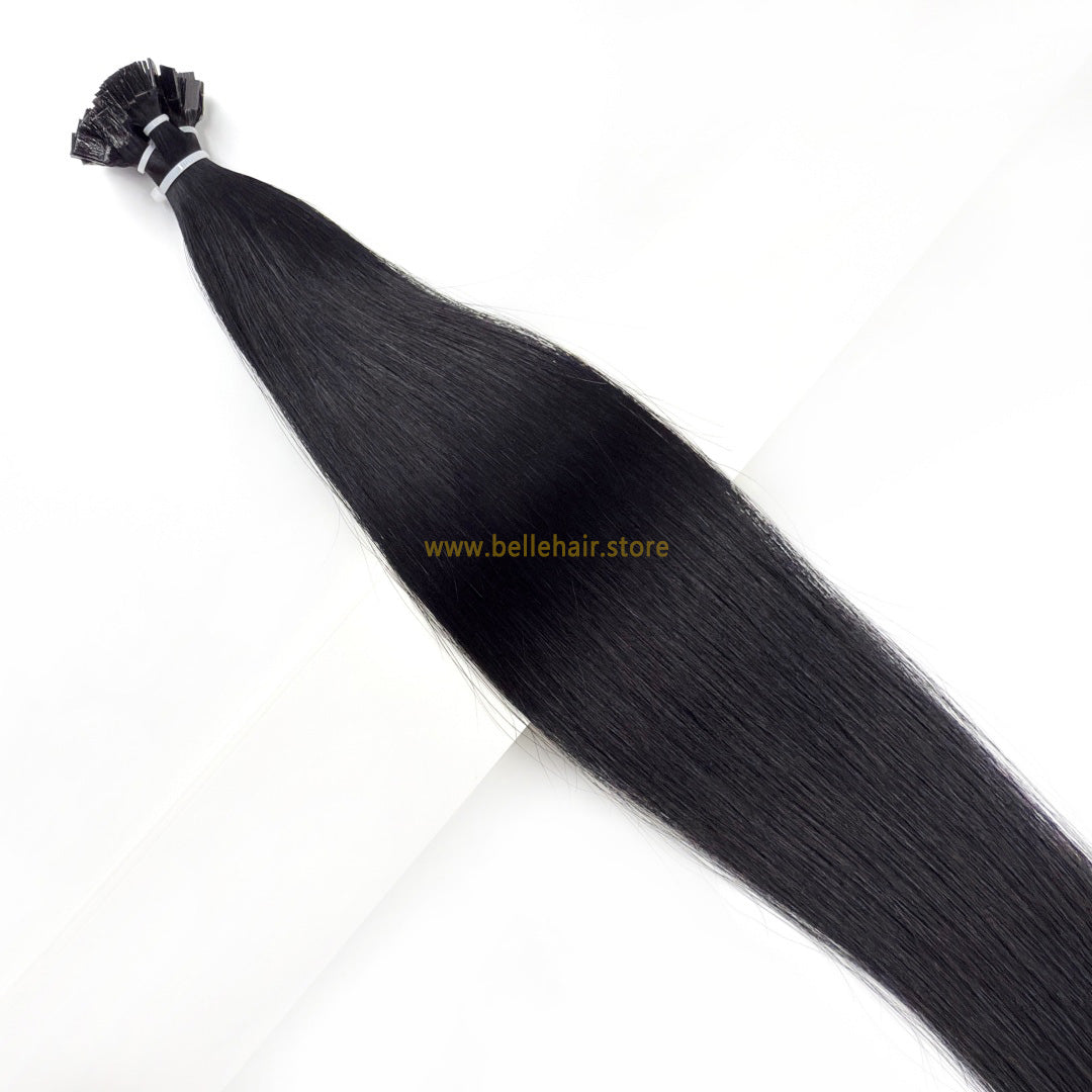 #1 Jet Black Flat Tip