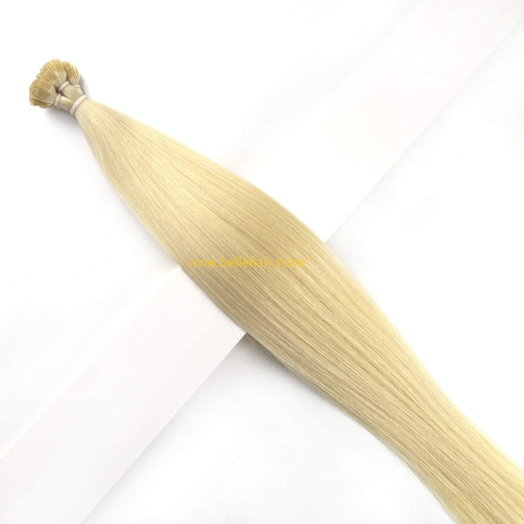 #1010 White Blonde Flat Tip