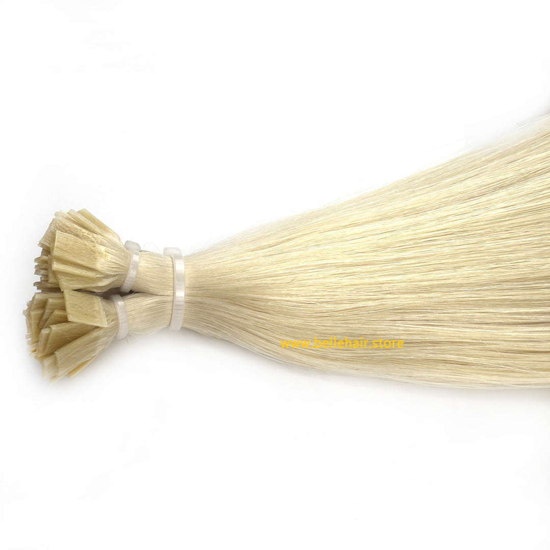 #1001 Light Platinum Blonde Flat Tip