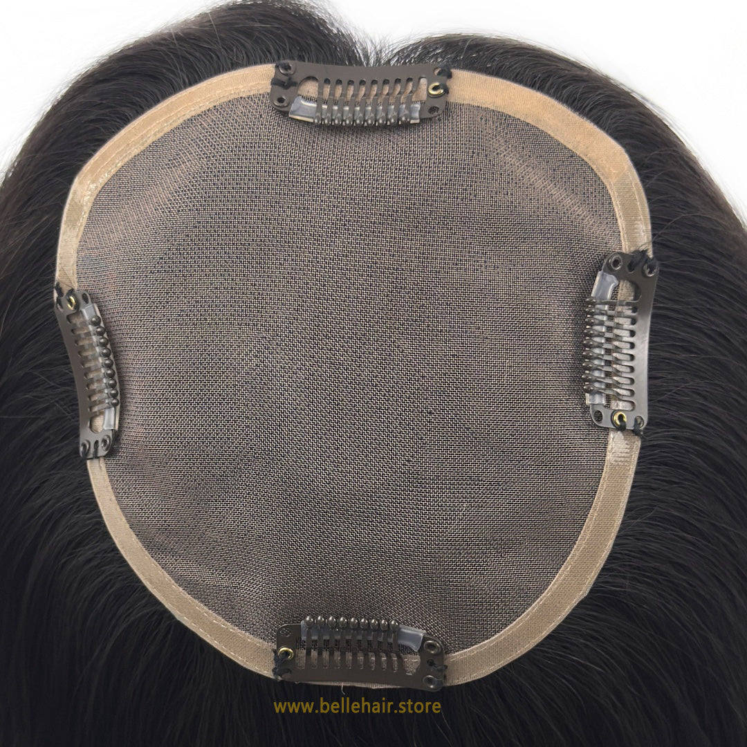 #Natural Color 5*5 Inch Mono Topper