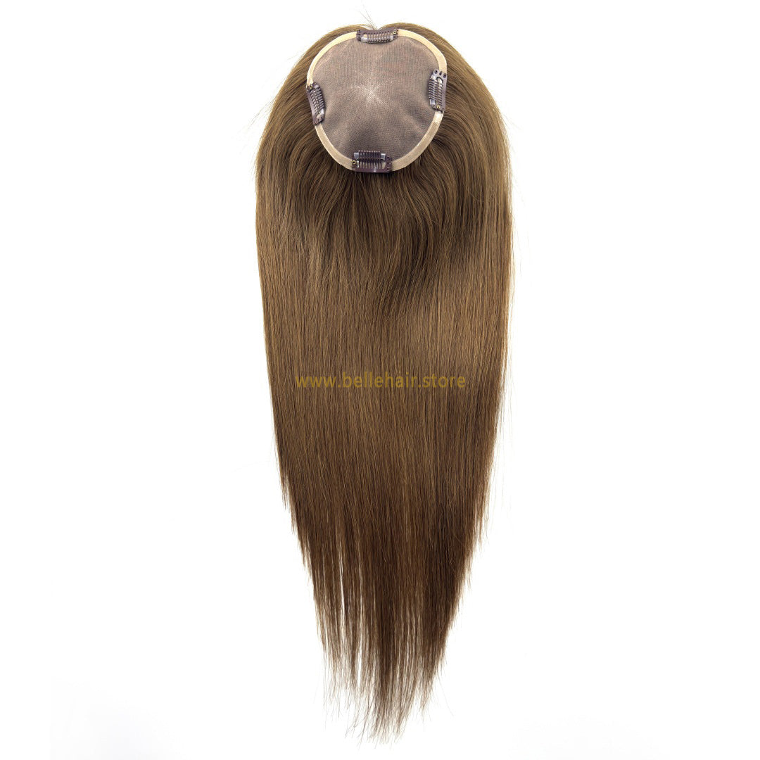 #4 Chocolate Brown 5*5 Inch Mono Topper