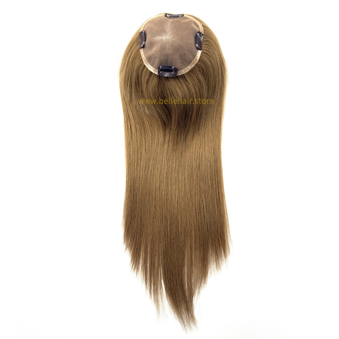 #6 Light Brown 5*5 Inch Mono Topper