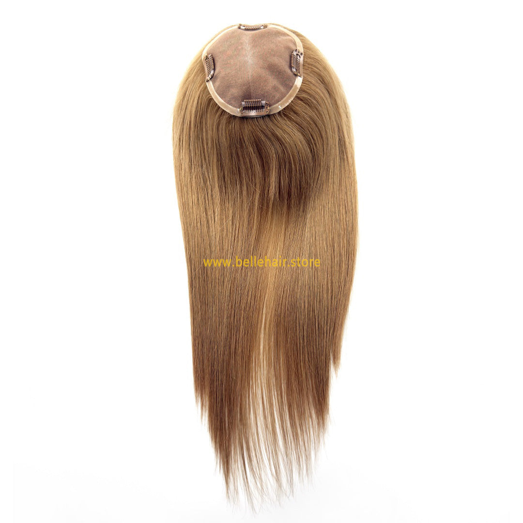 #8 Light Golden Brown 5*5 Inch Mono Topper