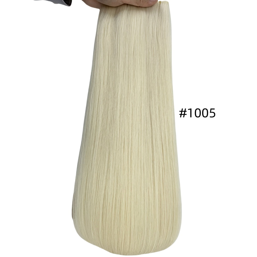 Russian Virgin Remy Hair Machine Volume  Weft (100gram)