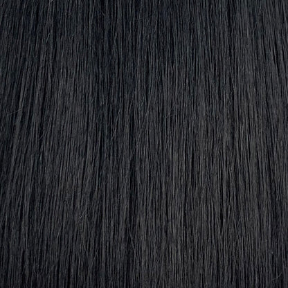 #1 Jet Black Wave & Curly Butterfly Weft