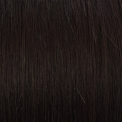 #2A Darkest Brown Wave & Curly Butterfly Weft
