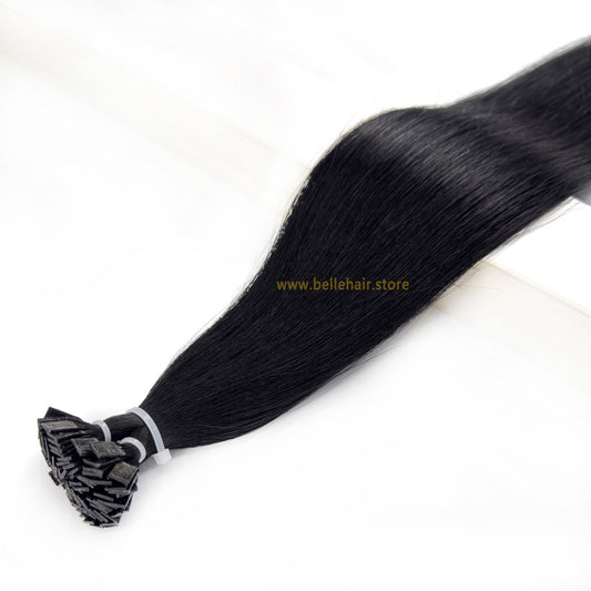#1 Jet Black Flat Tip