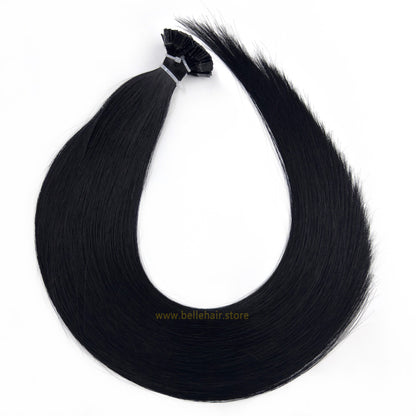 #1 Jet Black Flat Tip