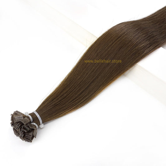 #4 Chocolate Brown Flat Tip