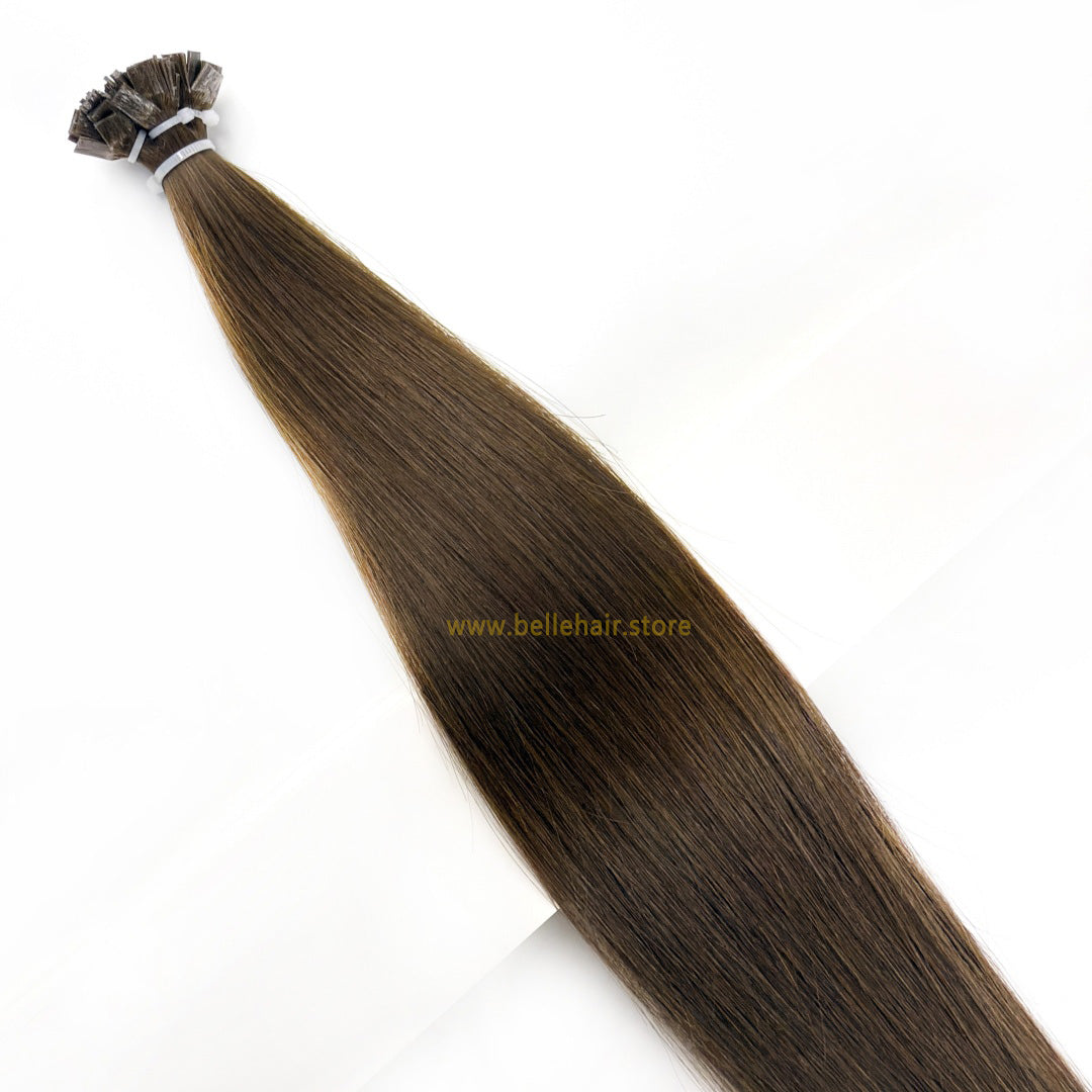 #4 Chocolate Brown Flat Tip