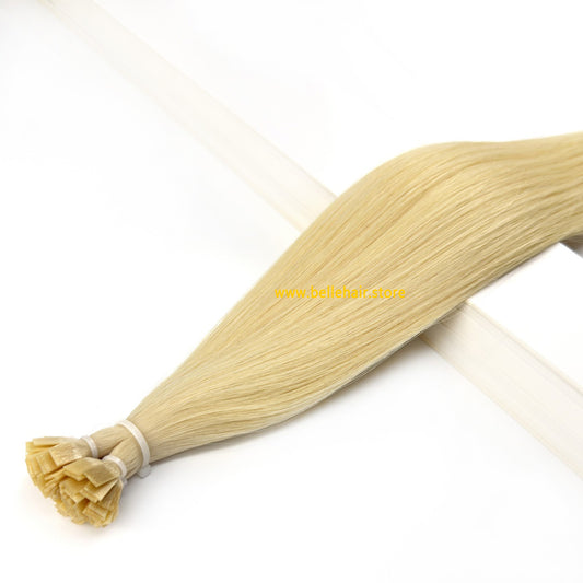 #1010 White Blonde Flat Tip
