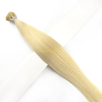#1010 White Blonde Flat Tip