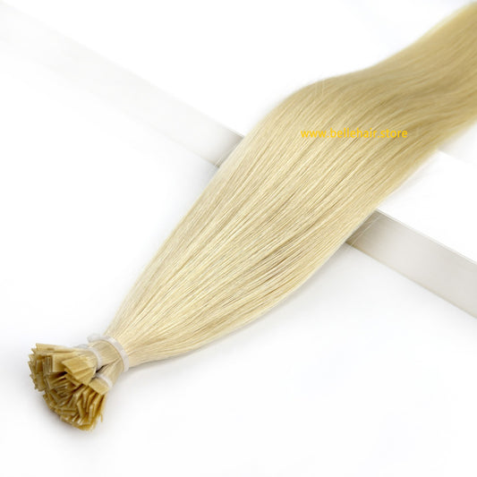 #1001 Light Platinum Blonde Flat Tip