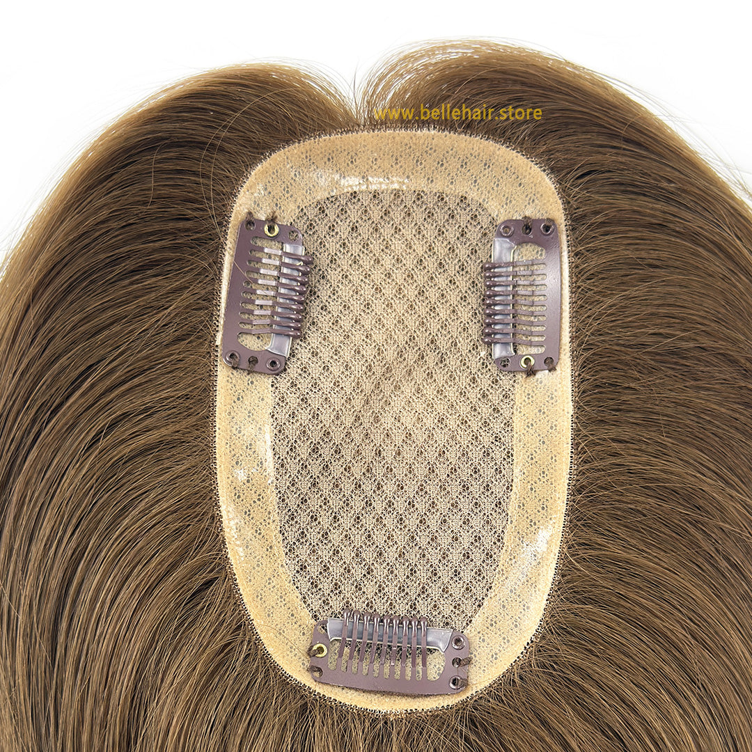 #4 Chocolate Brown 3*5 Inch Silk Base Topper