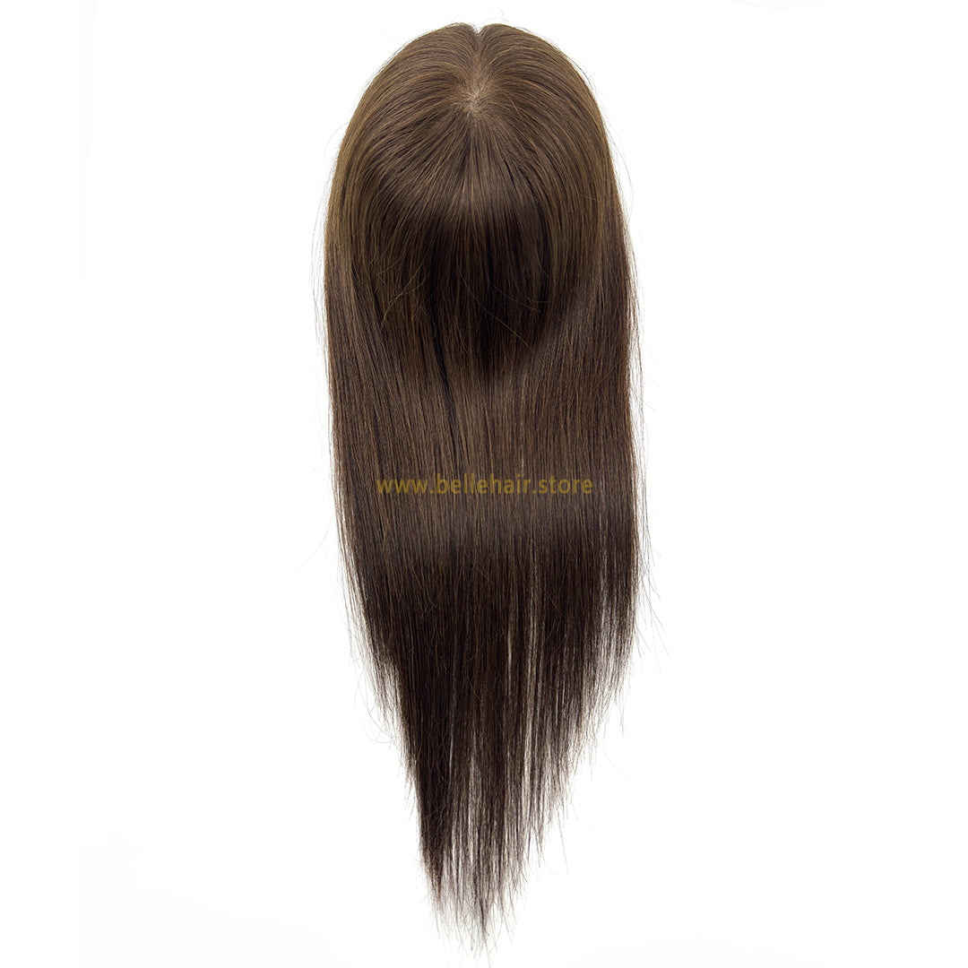 #2 Dark Brown 3*5 Inch Silk Base Topper