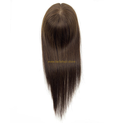 #2 Dark Brown 3*5 Inch Silk Base Topper