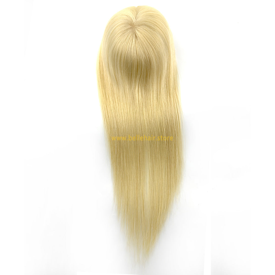 #613 Beach Blonde 3*5 Inch Silk Base Topper