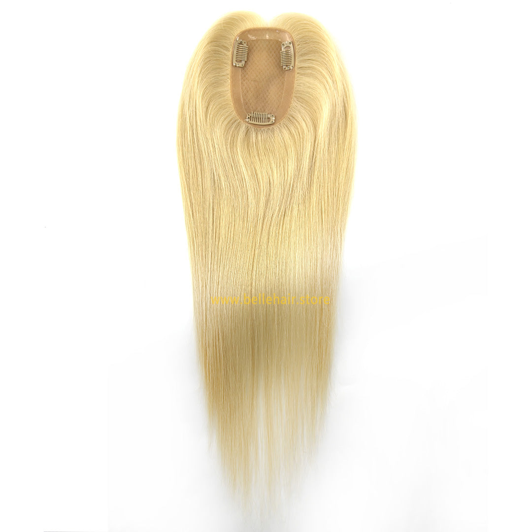 #613 Beach Blonde 3*5 Inch Silk Base Topper