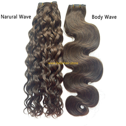 #1001 Light Platinum Blonde Wave & Curly Butterfly Weft