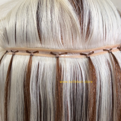 #1001 Light Platinum Blonde Butterfly Genius Weft