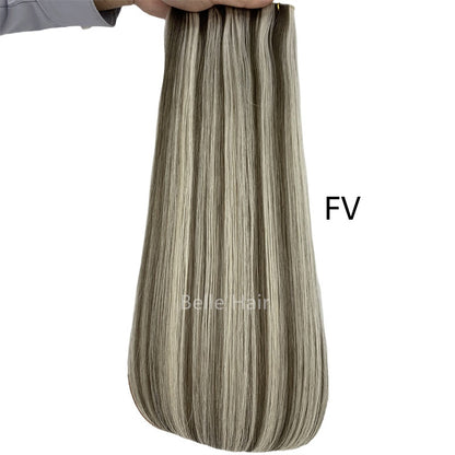 Russian Virgin Remy Hair Machine Volume  Weft (100gram)