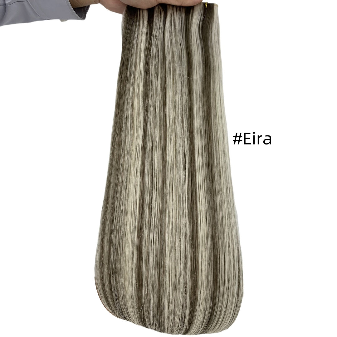 Russian Virgin Remy Hair Machine Volume  Weft (100gram)