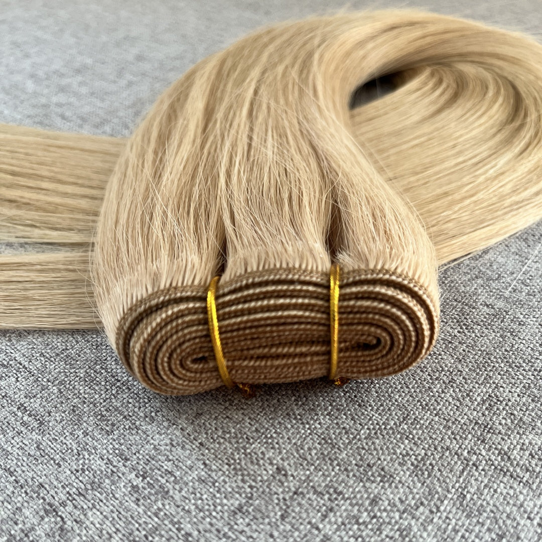 Russian Virgin Remy Hair Machine Volume  Weft (100gram)
