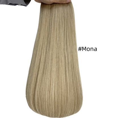Russian Virgin Remy Hair Machine Volume  Weft (100gram)